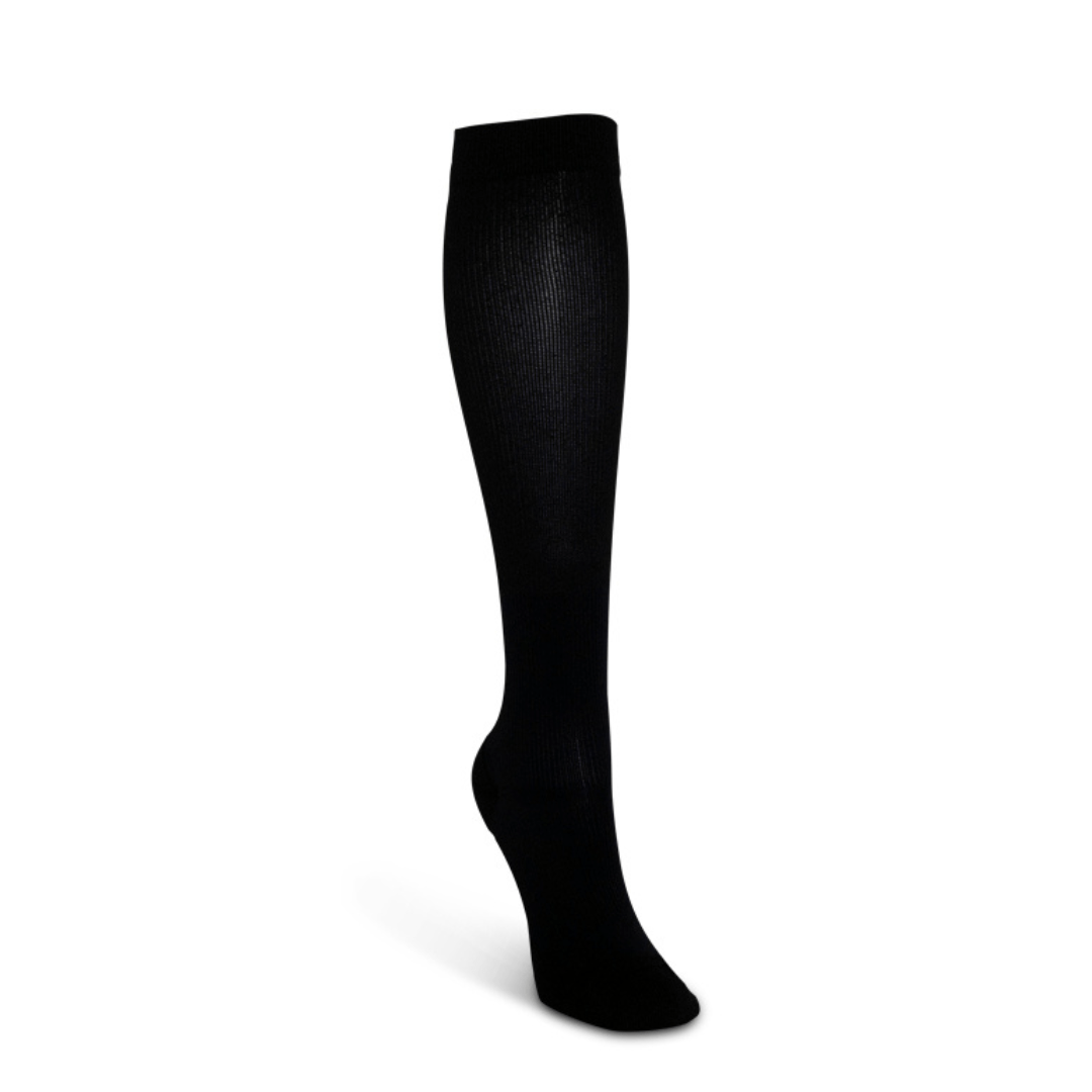 Endurance knee high plantar fasciitis socks in black
