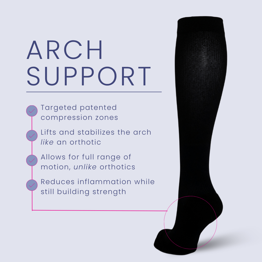 Arch support compression sock