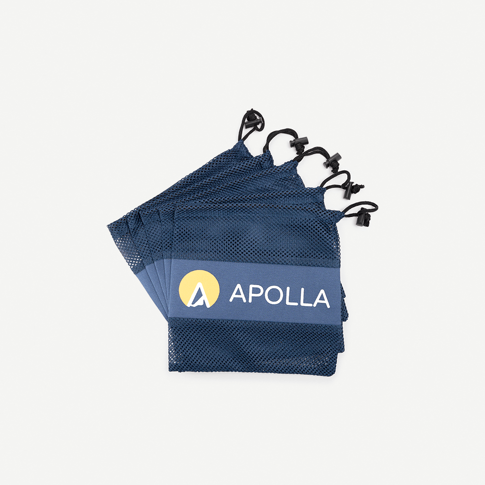 Multiple Apolla Mesh Bags in Navy