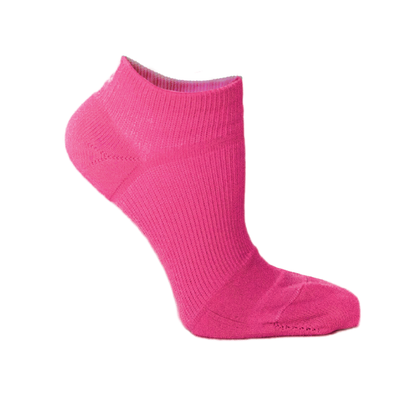 Cheer socks with plantar fasciitis support in Fuchsia