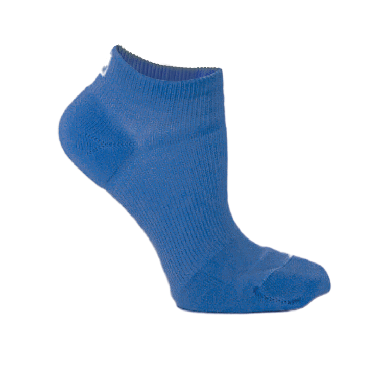 No show cheer socks with plantar fasciitis support in Navy