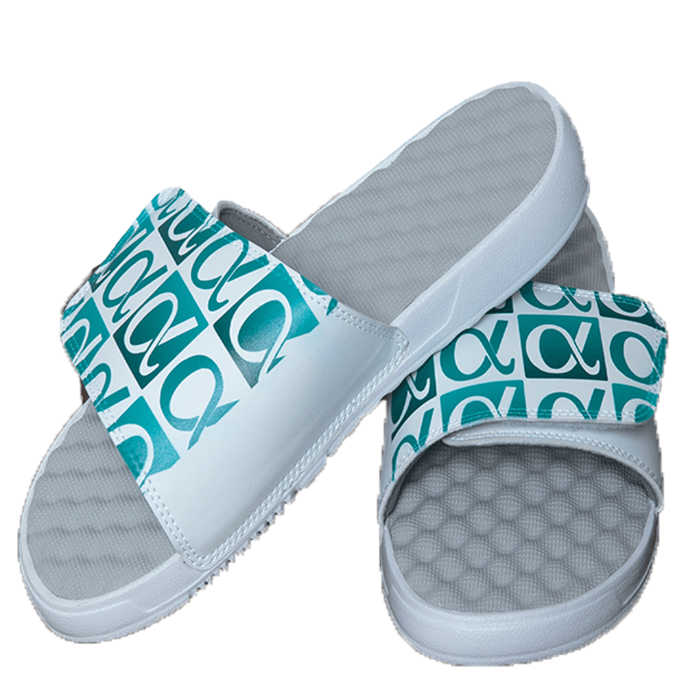 Apolla Slides in white - Apolla Performance Wear