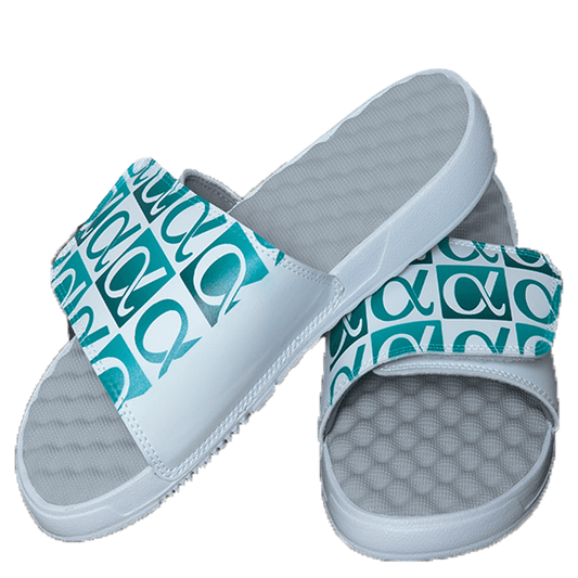 Apolla Slides in white - Apolla Performance Wear